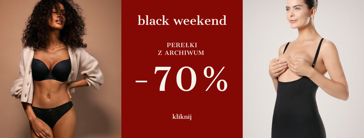 Black Weekend 2025 Black Friday Bielizna Biustonosze Black Week 2025