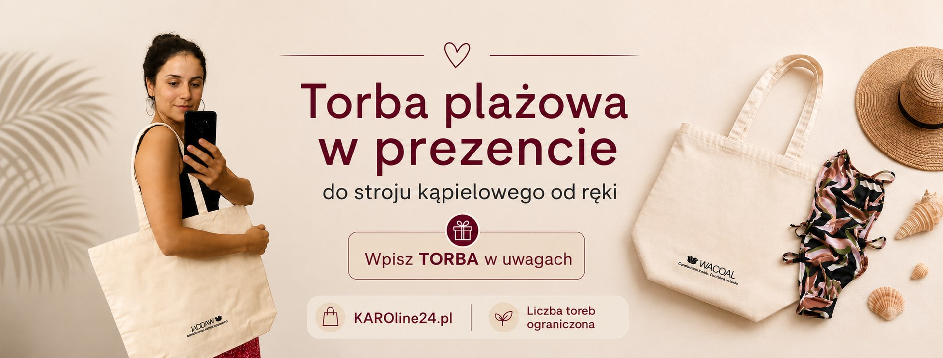 Torba plażowa w prezencie