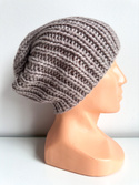 JANKA Handmade Wool Beanie 47 Light Beige Nitkowe Love