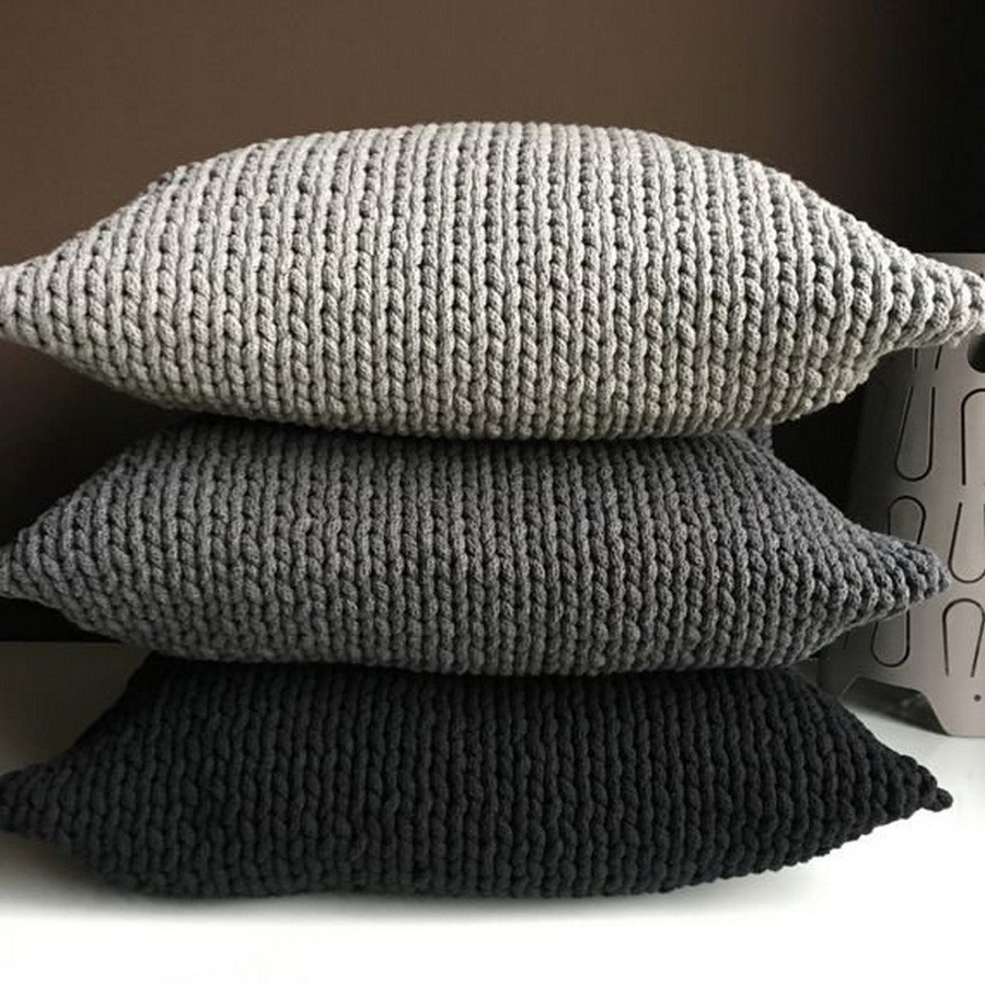 Poduszka ze sznurka bawełnianego MARYSIA 50x50