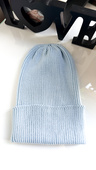 VARELLA Baby Merino Wool Beanie 11 Błękitny Stalowy