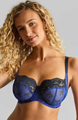 Biustonosz Panache NINA 10941 Balcony Bra Black Leopard