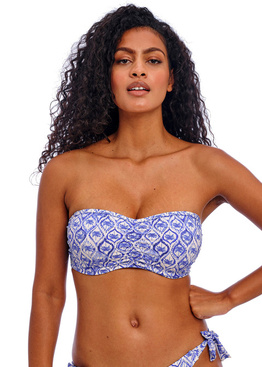 Biustonosz kąpielowy Freya Swim OCEAN BREEZE AS206010DEN Uw Bandeau Bikini Top Denim