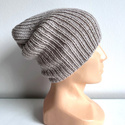 Czapka wełniana NANA 100% Baby Merino 23 Jasny Beż