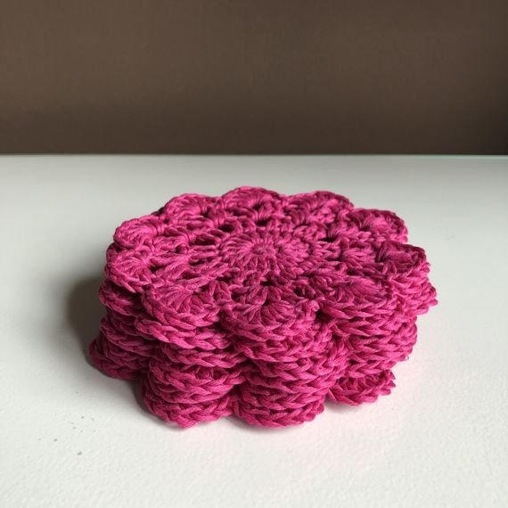 Sweterek, ocieplacz na świecę niebieski