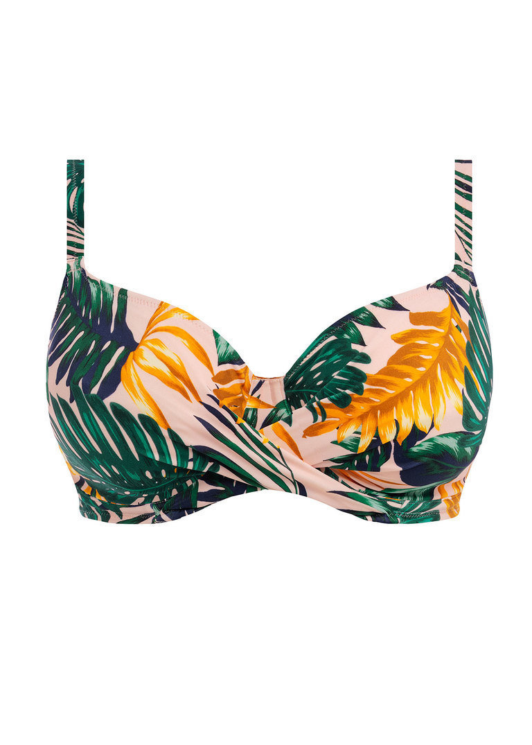 Strój kąpielowy dwuczęściowy Fantasie Swim JUNGLE FALLS FS502605MUI Uw Full Cup Bikini Top Multi 32GG + figi L