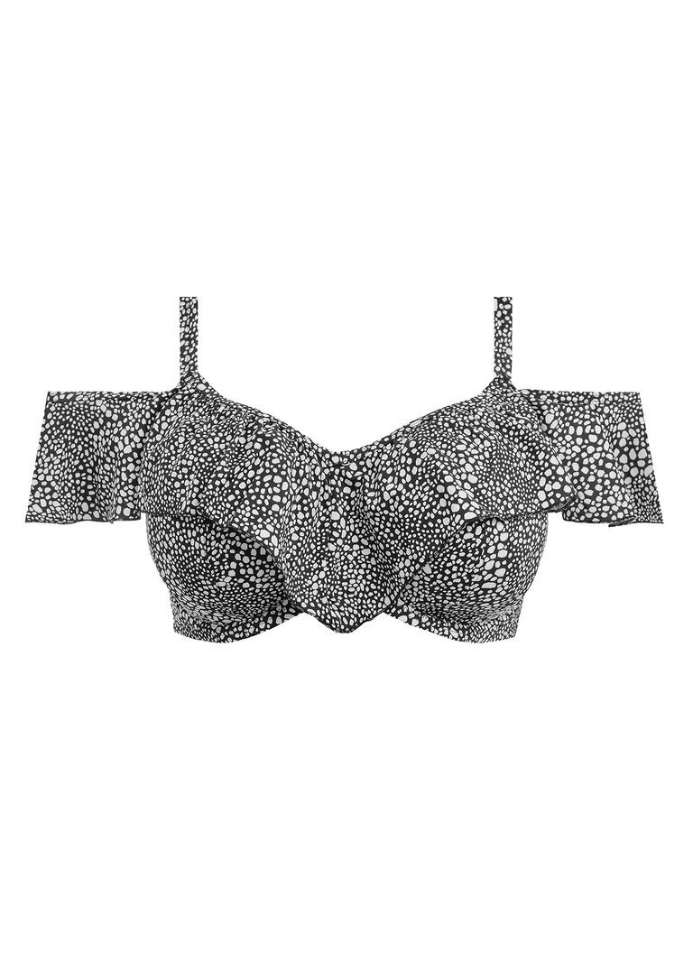 KOMPLET - Strój kąpielowy dwuczęściowy Elomi PEBBLE COVE Black - wybierz fason i rozmiar (34H, 36E, 36GG, 36H, 36J, 38E, 38F)