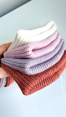 VARELLA – czapka z wełny merino baby merino 54 Pudrowy Róż