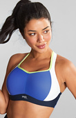 Biustonosz sportowy Panache Sport POWER 5021M z fiszbinami Blue