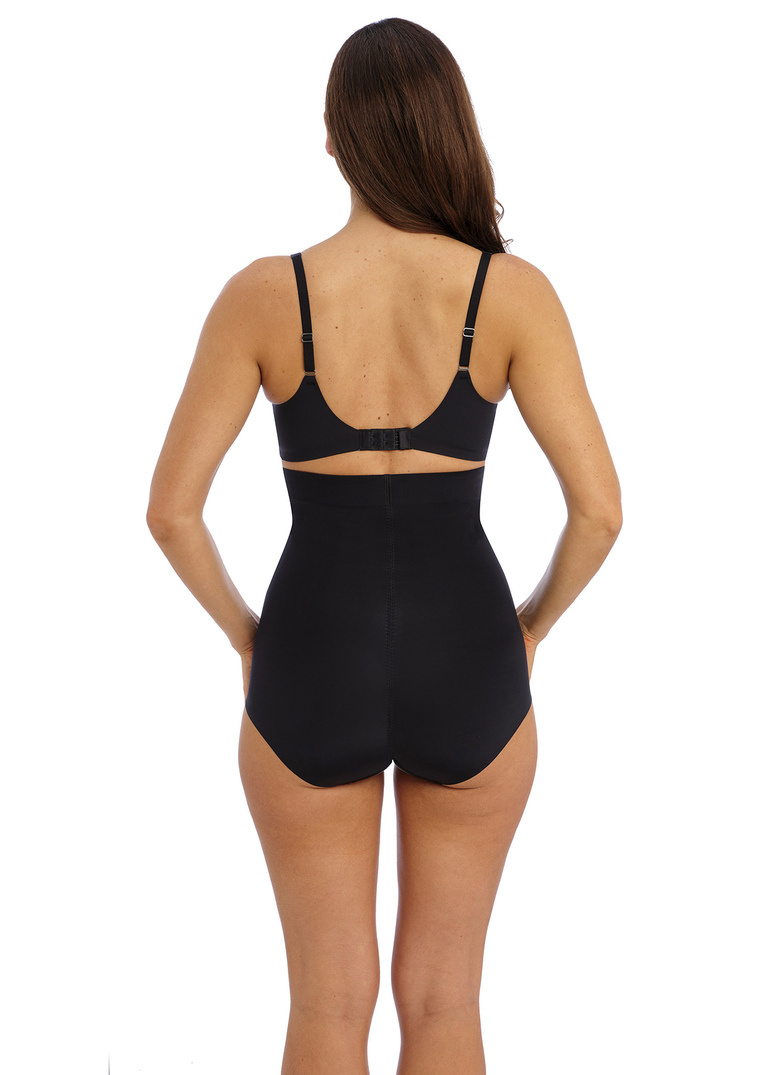 Figi modelujące Wacoal INES SECRET WE601036BLK High Waist Slimming Brief Black