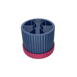 Spin & Sort Rotating Organizer for Crochet Hooks, Pens, Brushes - Lavender Rose