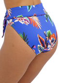 KOMPLET - Strój kąpielowy z koszulką Fantasie Swim HALKIDIKI FS501954ULE Uw Twist Front Tankini Ultramarine (34E)  + majtki do wyboru