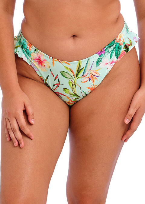 KOMPLET - Koszulka kąpielowa i majtki Elomi SUNSHINE COVE Aqua ES801861AQA Non Wired Moulded Tankini Top (44) + majtki