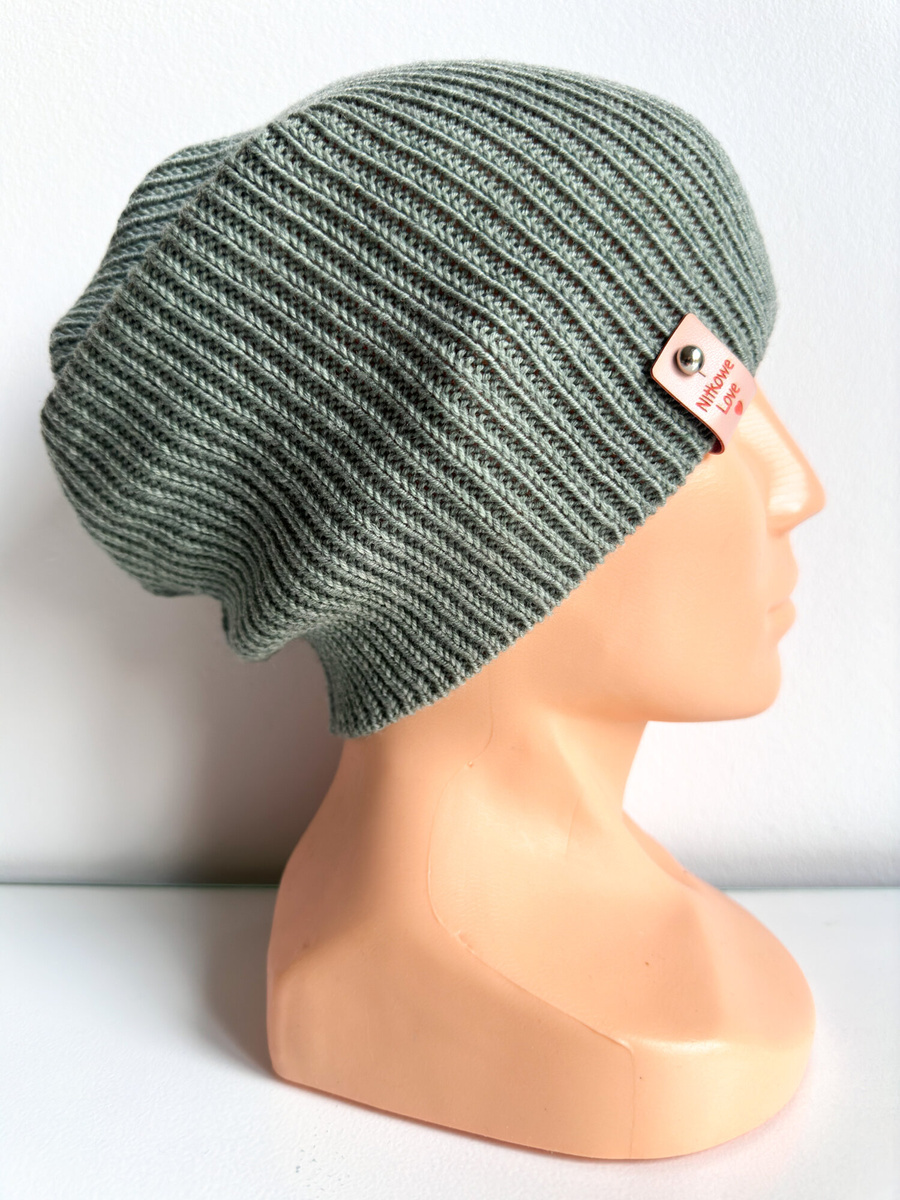 VARELLA Baby Merino Wool Beanie 50 Zielona Szałwia transitional