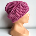 KIARA Beanie 100% Alpaca 9034 płatek róży