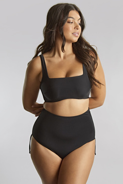 Biustonosz kąpielowy Panache Swim SEERSUCKER SW1862A Gina Square Neck Bikini Top Seersucker Multi