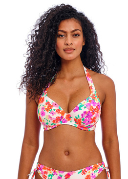 Biustonosz kąpielowy Freya Swim SUMMER SOUL AS206404WHE Uw Halter Bikini Top White