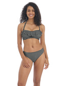 KOMPLET - Strój kąpielowy dwuczęściowy Freya Swim CHECK IN Monochrome - wybierz fason i rozmiar (28G, 28GG, 30D, 32F, 32FF, 32H, 32J, 34E, 34F, 34J, 36G)