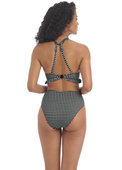 KOMPLET - Strój kąpielowy dwuczęściowy Freya Swim CHECK IN Monochrome - wybierz fason i rozmiar (28G, 28GG, 30D, 32F, 32FF, 32H, 32J, 34E, 34F, 34J, 36G)