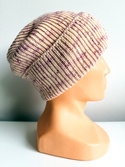 Beanie czapka z wełny merino VARELLA 100% Baby Merino Print 104 Senny Pył