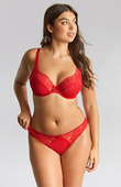 Biustonosz Panache HEIDI 11306 High Apex Plunge Bra Ruby Red