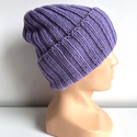 HELLI Handmade Merino Wool Beanie 14 Purple