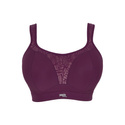 Biustonosz sportowy bezfiszbinowy Panache Sport BOUNDLESS 7341D Berry/Chalk