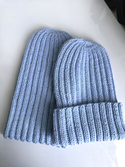 HELLI Women's Merino Wool Beanie 11 Steel Blue Winter