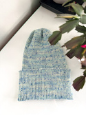 Beanie czapka z wełny merino VARELLA 100% Baby Merino 34 Wrzos