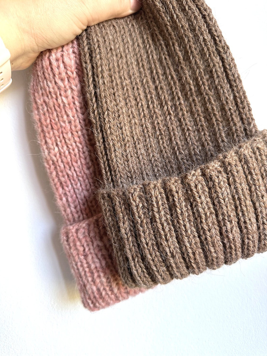LAURIN Handmade Beanie 100% Alpaca 9037 jasna morska zieleń