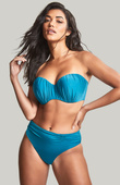 Figi kąpielowe Panache Swim MYKONOS SW1687 Midi Bikini Bottoms Teal