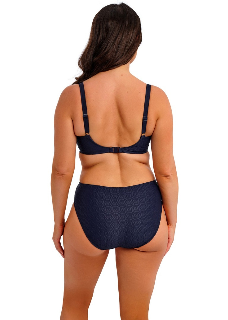 Strój kąpielowy góra Fantasie AZORES FS506601MIH Uw Gathered Full Cup Bikini Top Midnight