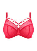 Biustonosz z paskami Elomi SACHI EL4353REI Uw Plunge Bra Red Confetti