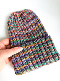 NELLI Handgemachte Merinowoll-Beanie-Mütze 29 Garden Party