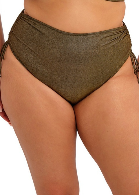 Figi kąpielowe Elomi Swim SUNSET SHIMMER ES803273GOR Adjustable Bikini Brief Gold Rush