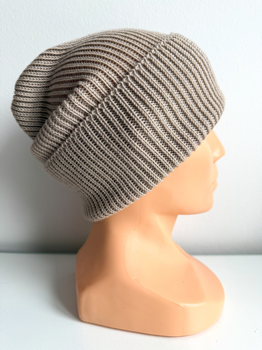 Beanie czapka z wełny merino VARELLA 100% Baby Merino 65 ciemny leśny