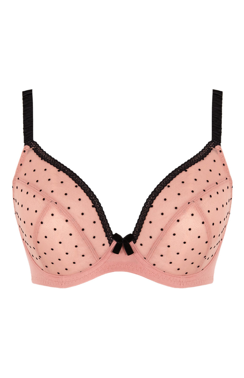 Biustonosz Panache GABRIELLE 11316 Plunge Bra Flocked Spot