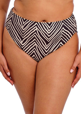 Figi kąpielowe Elomi Swim FIJI FALLS ES802672BLK Mid Rise Bikini Brief Black