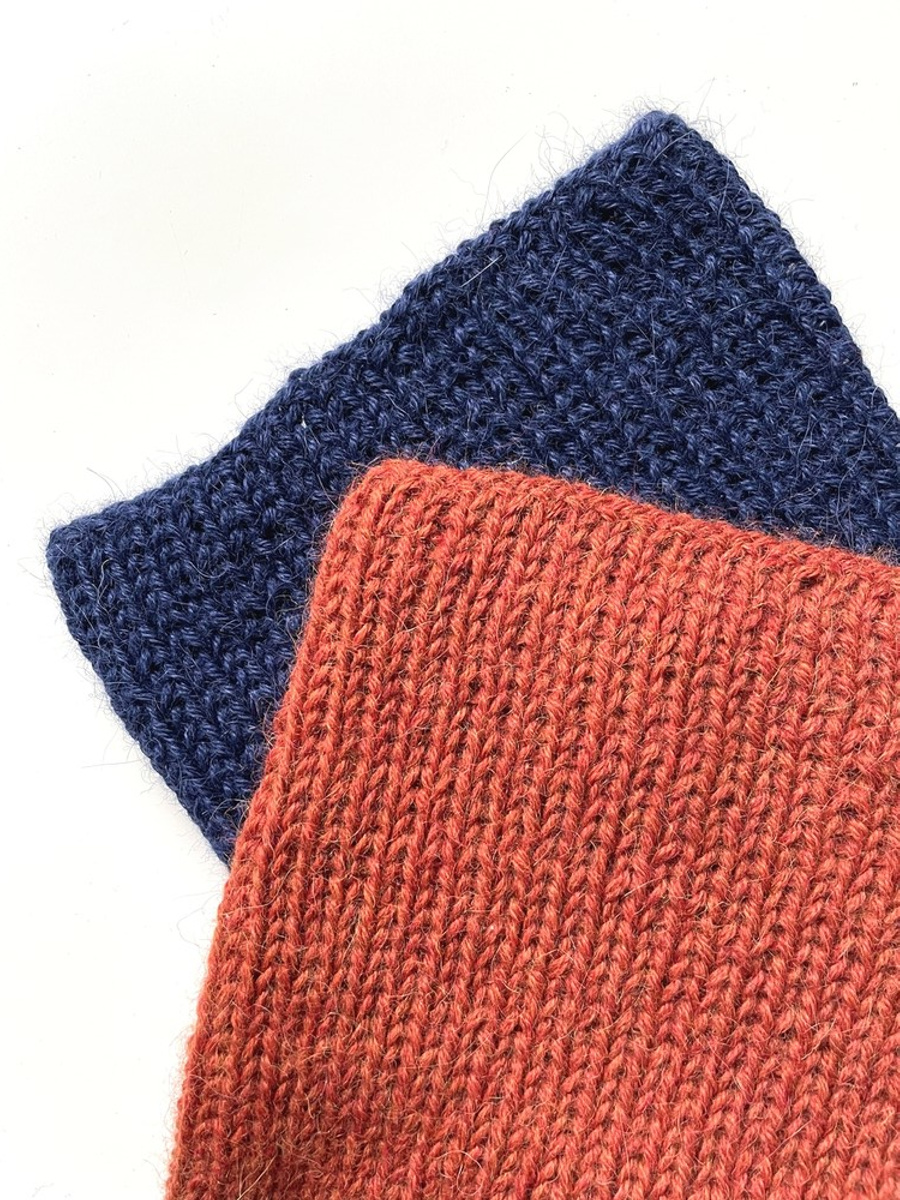 KIARA Handmade Beanie 100% Alpaca 2925 rdza