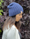 LAURIN Beanie 100% Alpaca 6360 nocne niebo