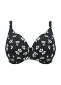Biustonosz kąpielowy Elomi Swim PLAIN SAILING ES7274BDY Uw Plunge Bikini Top Black Daisy