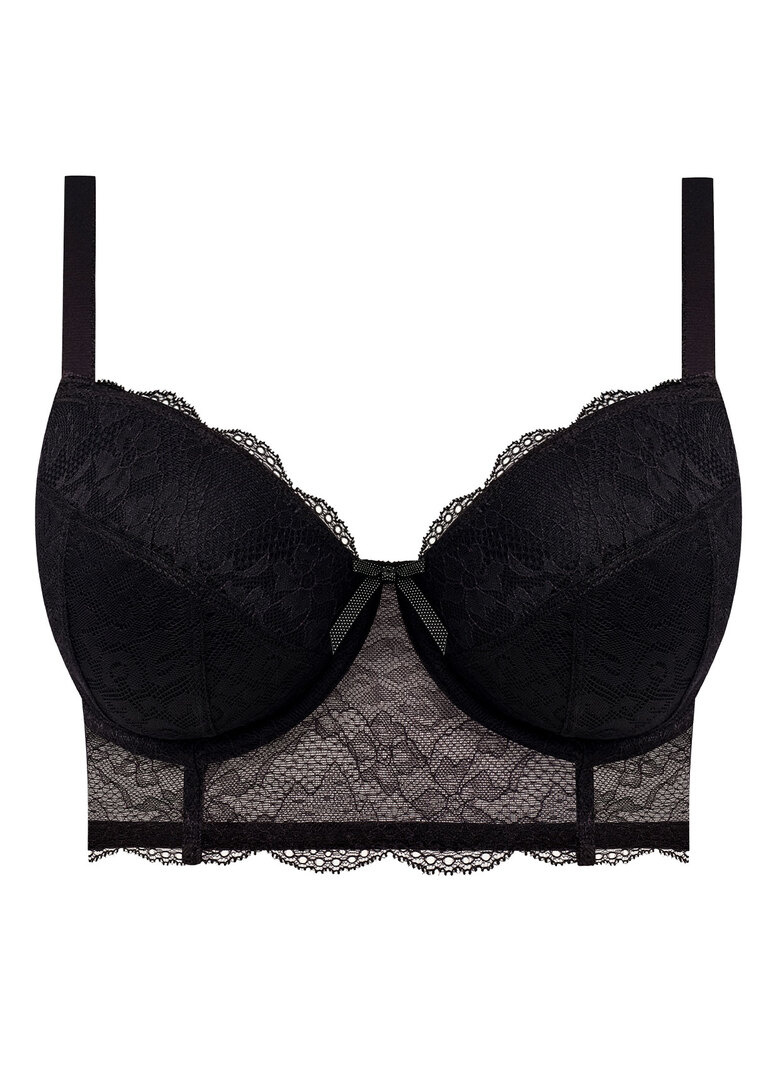 Biustonosz Freya FANCIES AA1014BLK Uw Longline Bra Black