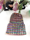 NELLI – ręcznie robiona czapka merino beanie 29 Garden Party