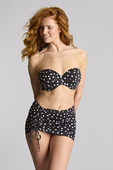 Spódniczka kąpielowa z majtkami Panache POLKA DOT SW2078 Skirted Bikini Bottoms Polka Dot Print
