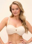 Biustonosz kąpielowy Fantasie Swim BEACH WAVES FS502210LIN Uw Bandeau Bikini Top Linen