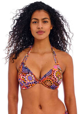 Biustonosz kąpielowy Freya Swim SANTIAGO NIGHTS AS205604MUI Uw Halter Bikini Top Multi