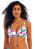 KOMPLET - Strój dwuczęściowy Freya PALM PARADISE White - wybierz fason i rozmiar (32FF, 32G, 36DD, 36G, 38GG)