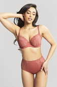 Biustonosz Panache ROCHA 10341 Biustonosz balkonowy z obniżonym mostkiem Garnet Rose