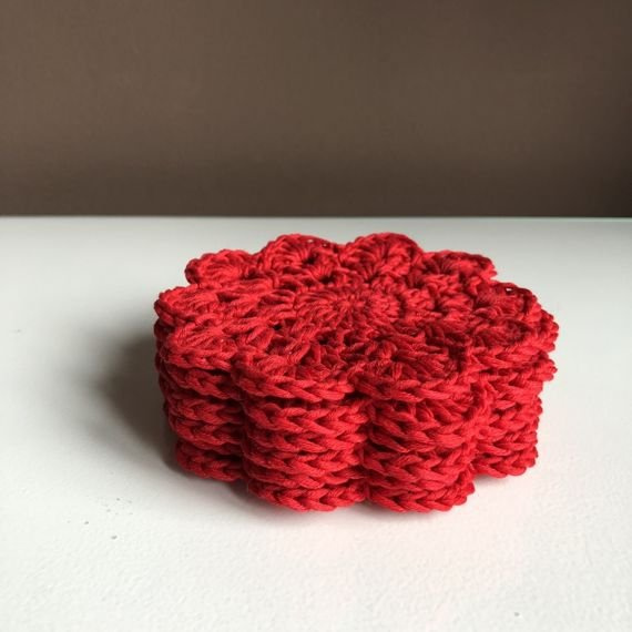 Sweterek, ocieplacz na świecę niebieski