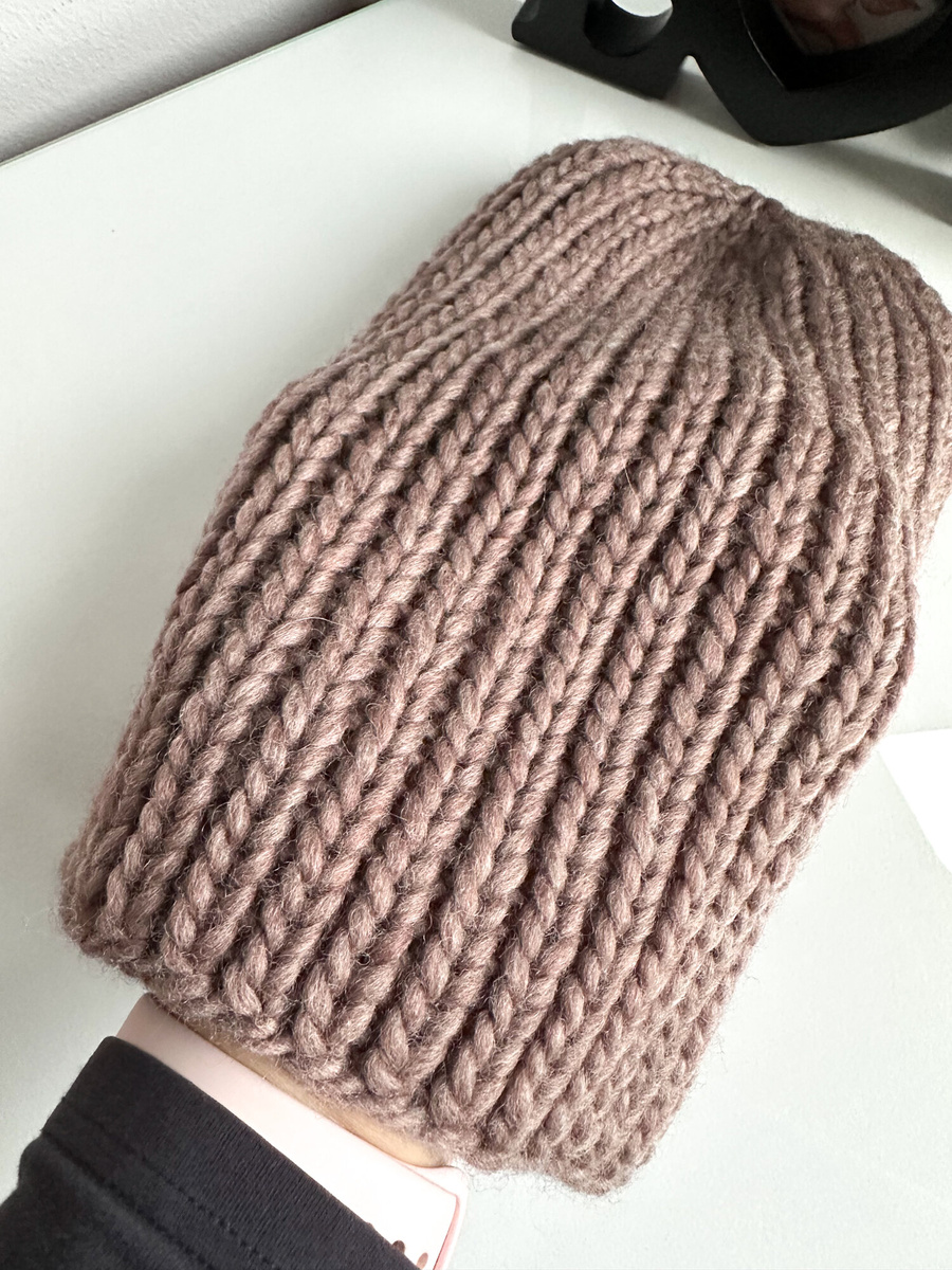JANKA Women's Chunky Yarn Beanie 48 Nugat Nitkowe Love